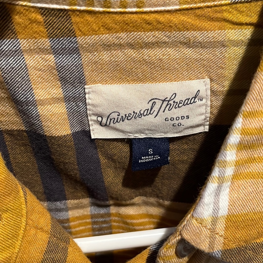 Hp Universal Thread Flannel Button Down Shirt Nwot - image 4